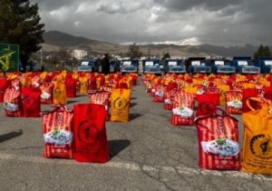 توزیع ۴۵۰۰ بسته معیشتی در دماوند+ تصاویر