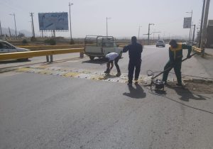 جمعآوری ۱۱ سرعتکاه پلاستیکی در آبسرد/ پروژههای عمرانی ۱۴۰۱ آغاز شد+ تصاویر