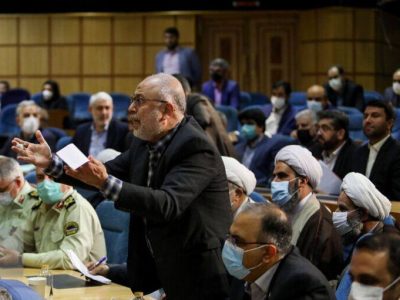 اعتراض شدید نماینده مردم دماوند در مجلس در حضور رئیس جمهور