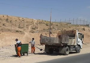 جمعآوری زبالهها و نصب مخازن زباله در جاده صالحآباد/ شهردار دماوند: کاش حریم شهر بهجای تولید زباله محل کشاورزی بود