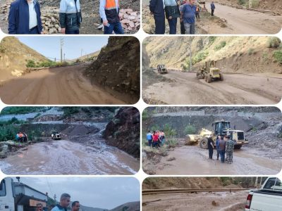 سیل در رودهن یک قربانی گرفت/ ۱۰ خودرو و تعدادی احشام آسیب دیدند