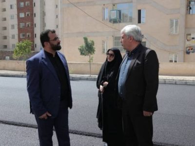 بازدید سرپرست شهرداری دماوند از سایت مسکن مهر/ پروژه روکش آسفالت در حال اجراست