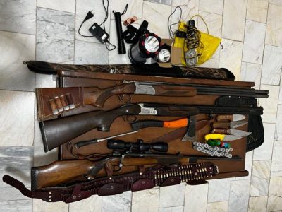 دستگیری شکارچیان غیرمجاز و کشف ۳ قبضه سلاح شکاری در دماوند