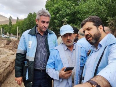 بازدید رئیس سازمان مدیریت بحران کشور از مناطق سیل‌زده رودهن+ تصاویر