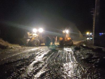 جاده کیلان – ساران بازگشایی شد/ تلاش نیروهای جهادی برای پاکسازی کامل جاده