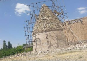 آغاز مرمت و استحکام بخشی امامزاده قاسم(ع) شهر آبسرد