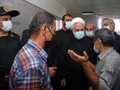 بازدید رئیس قوه‌قضاییه از دادگستری و دادسرای دماوند/ مقوله اراضی یکی از علل اصلی ازدیاد پرونده‌ها در دماوند است