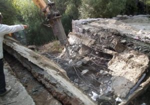 رفع تصرف ۱۷ هکتار از اراضی حریم و بستر رودخانه خرمده و کاجان/ بیش از ۳۹ مورد مستحدثات غیرمجاز تخریب شد