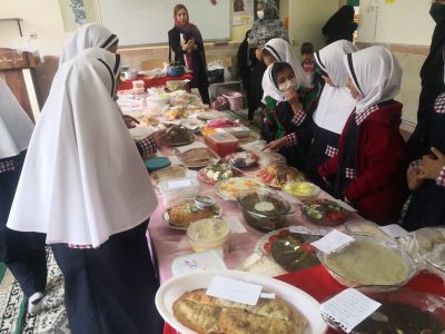 برگزاری جشنواره غذای سالم در مدرسه حضرت علی (ع) روستای کالدشت دماوند+ تصاویر