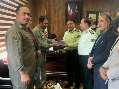 تقدیر سرپرست اداره محیط زیست دماوند از سبزپوشان امنیت