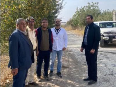 بررسی وضعیت اراضی پروژه راه‌اندازی سایت تلفن همراه در ۲ روستای دماوند