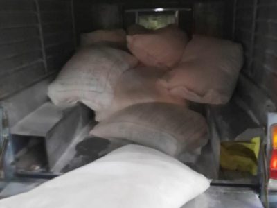 توقیف یک دستگاه خودرو وانت پیکان حامل ۱۹ کیسه آرد قاچاق در دماوند