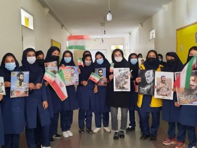 فیلم| میثاق دانشآموزان روستای «سربندان» دماوند با شهدای دانشآموز