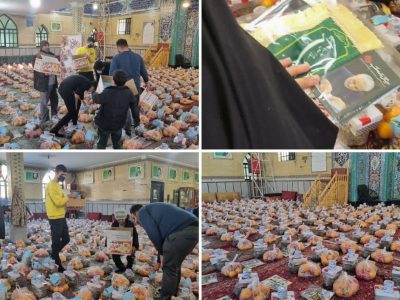 تهیه و توزیع ۳۵۰۰ بسته معیشتی «یلدای فاطمی» در دماوند+ تصاویر