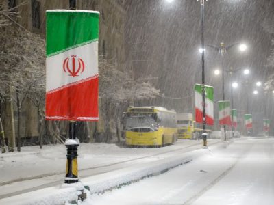 عکس| بامداد برفی دماوند