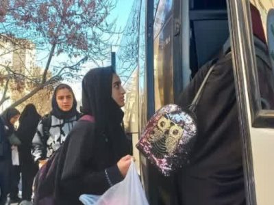 اعزام ۱۰۰ دانشآموز دختر رودهنی به اردوی راهیان نور+ تصاویر