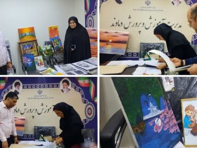 برپایی نمایشگاه آثار هنرهای دستی و تجسمی دانشآموزان در دماوند+ تصاویر