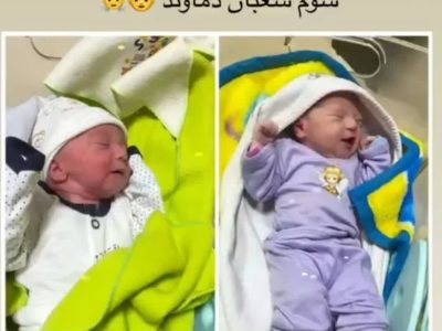عکس| تولد ۲ نوزاد در بیمارستان سوم شعبان دماوند