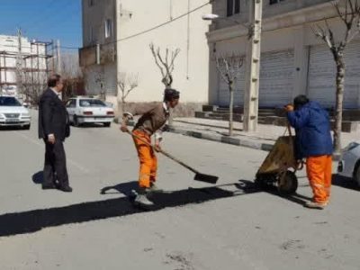 آغاز اجرای عملیات لکه‌گیری معابر شهر کیلان+ تصاویر