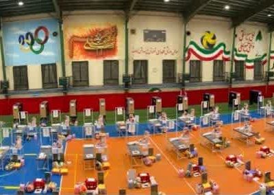 توزیع تجهیزات کامل اتاق بهداشت و اقلام ورزشی مدارس منطقه دماوند+ تصاویر