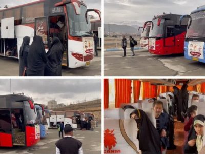 اعزام چهارمین کاروان راهیان نور دماوند به مناطق عملیاتی جنوب کشور+ تصاویر