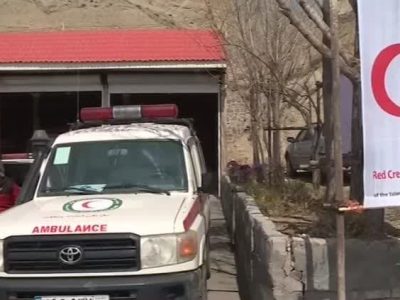 استقرار پایگاه موقت امداد و نجات جادهای در شهر کیلان+ فیلم