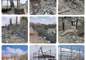 برخورد با ۸ فقره ساختوساز غیرمجاز در روستای چنار شرق دماوند+ تصاویر