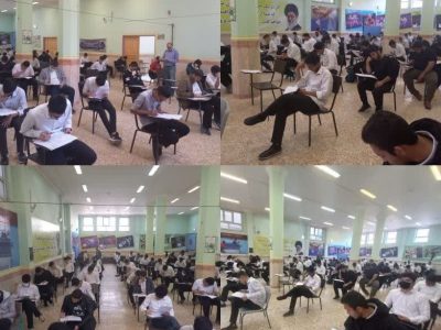 برگزاری آزمون شبه نهایی پایه دوازدهم در دماوند+ تصاویر