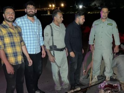 عملیات شبانه محیطبانان در منطقه شکارممنوع دماوند/ ۵ شکارچی مسلح بازداشت شدند