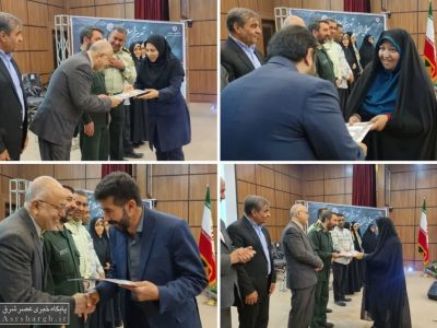 آیین نکوداشت مقام معلم در دماوند/ معلمان نمونه استانی و منطقه‌ای دماوند تجلیل شدند+ تصاویر