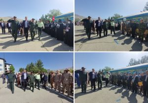 برگزاری صبحگاه مشترک نیروهای مسلح در دماوند/ رزمندگان دفاع مقدس تجلیل شدند+ تصاویر