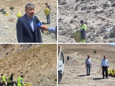 ادامه اجرای طرح پویش بیزباله و پاکسازی نقاط آلوده در دماوند/ جلوگیری از تخلیه نخاله در اراضی بالادست بلوار یادگار امام دماوند+ تصاویر