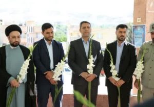 غبارروبی گلزار شهدای دماوند به مناسبت هفته قوه قضاییه+ تصاویر