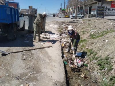 اجرای پویش بی‌زباله و پاکسازی نقاط آلوده در روستای جابان/ ساخت و سازهای غیرمجاز عامل پراکندگی زباله‌ها است