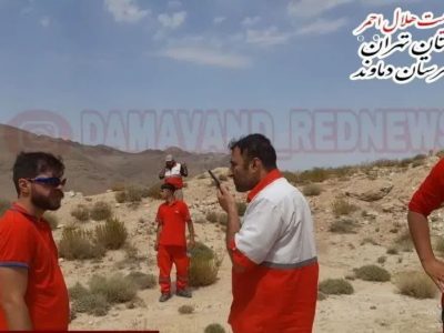 نجات فرد سقوط کرده در دره زرشک‌چال روستای گرمابسرد