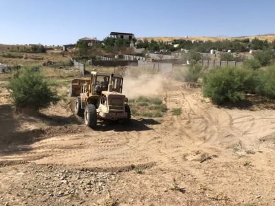 لایروبی رودخانه سرآسیاب در محدوده روستای وادان به طول تقریبی ۱٫۵ کیلومتر