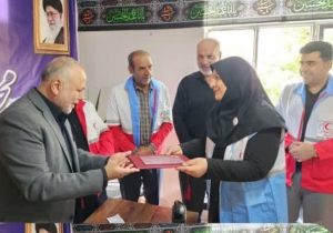 مراسم تقدیر و تجلیل از داوطلبان جمعیت هلال احمر دماوند+ تصاویر