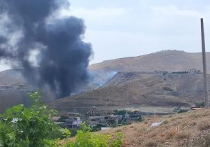 تخلیه زباله و پسماندسوزی در منطقه «تجرک» رودهن