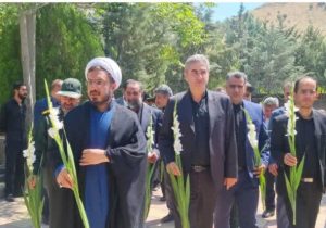 مسئولان شهرستان دماوند با آرمان شهدای انقلاب اسلامی تجدید میثاق کردند+تصاویر