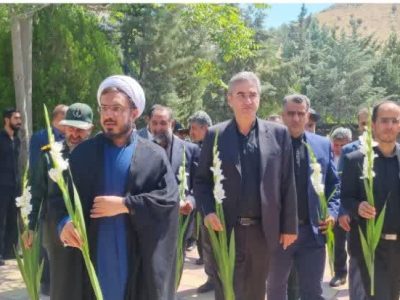 مسئولان شهرستان دماوند با آرمان شهدای انقلاب اسلامی تجدید میثاق کردند+تصاویر