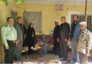 دیدار مسئولان با خانواده معظم شهید «مظاهر حبیبی» در دماوند+ تصاویر