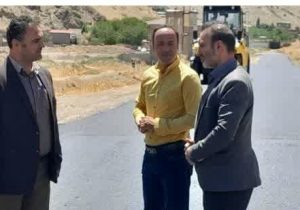 اتمام پروژه آسفالت محور روستای گرمابسرد+ تصاویر