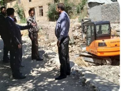 اجرای پروژه دیوار ساحلی در روستای هویر+ تصاویر