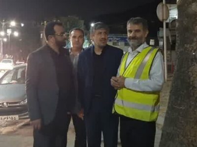 نظارت میدانی شهردار دماوند از روند اجرای عملیات حفاری و کابل‌کشی فیبرنوری+ تصاویر