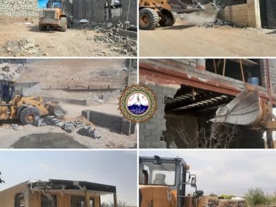 تخریب ۱۷ فقره ساختوساز غیرمجاز در منطقه هومند وادان+ تصاویر