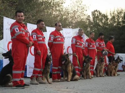 کسب رتبه اول تیم هلال احمر دماوند در مسابقه جست و جو نجات استان تهران+تصاویر