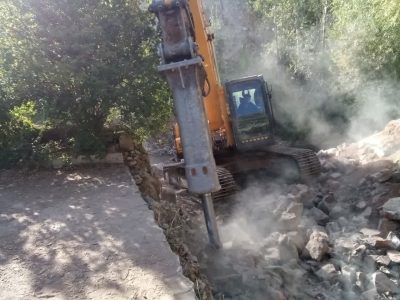 رفع تصرف ۴.۸ هکتار در اراضی حریم و بستر رودخانه خرمده و مرا+ تصاویر