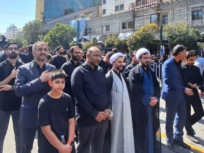 عزاداری باشکوه مردم شهرستان دماوند در جوار حرم مطهر رضوی+تصاویر