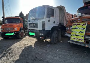 توقیف ۳ دستگاه کامیون به دلیل تخلیه نخاله در شهر دماوند