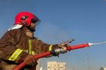 برگزاری مانور اطفای حریق آتشنشانی در منطقه ۳ عملیاتی گیلاوند+تصاویر